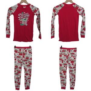 Munki Munki Slumber Collection Kids 12 Star Wars Baby Yoda Holiday Pajama Set